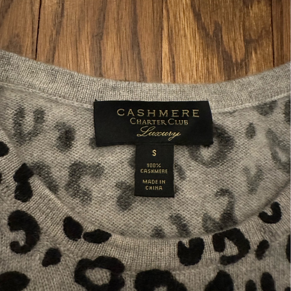 Charter Club 100% Cashmere pullover/sweater
